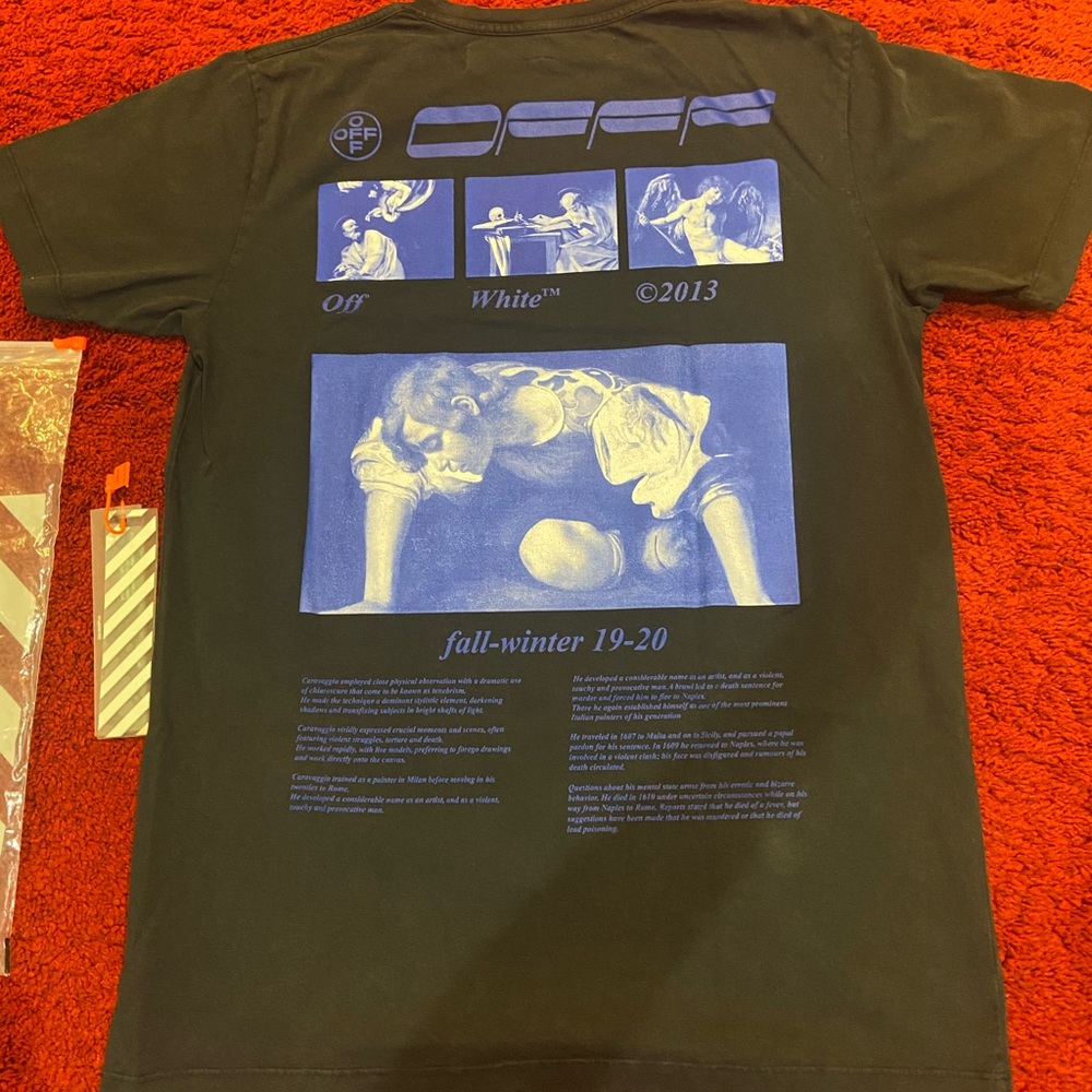 OFF-WHITE HARDCORE CARAVAGGIO TEE